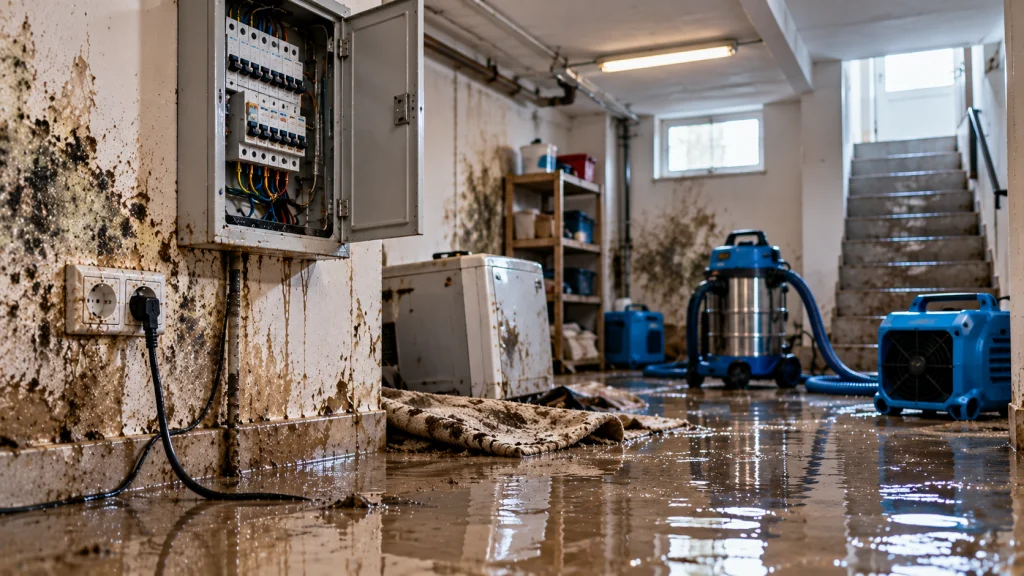 Su baskını sonrası elektrik, kirli su ve hasarlı alanlarla ilgili güvenlik riskleri